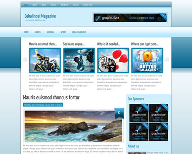free wordpress theme Cekalinosi Magazine