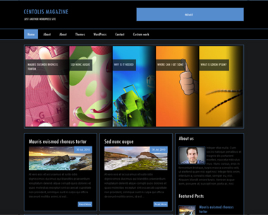 free wordpress theme Centolis Magazine
