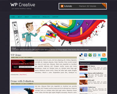 free wordpress theme Creative