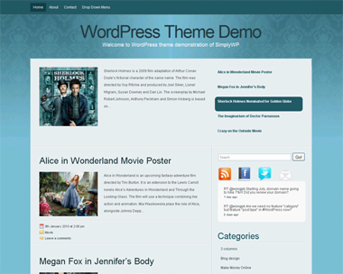 free wordpress theme Cyangant