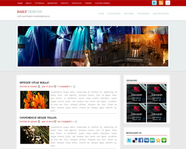free wordpress theme Daily Tribune