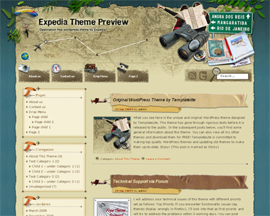 free wordpress theme Destination