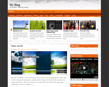 free wordpress theme Drakon