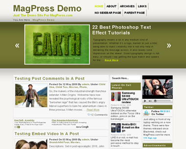 free wordpress theme EcoNox