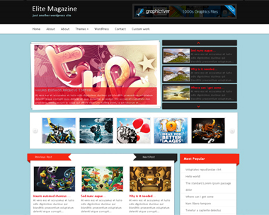 free wordpress theme Elite Magazine