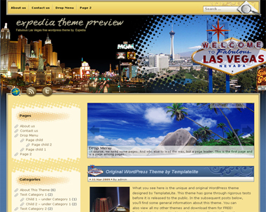free wordpress theme Fabulous Las Vegas