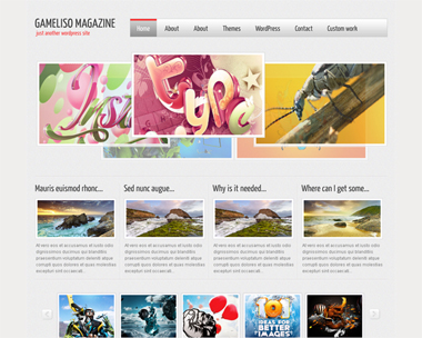 free wordpress theme Gameliso Magazine