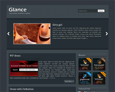 free wordpress theme Glance