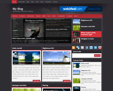 free wordpress theme Infrared
