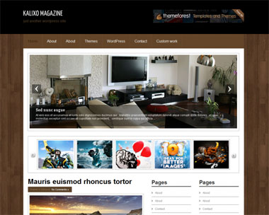 free wordpress theme Kalixo Magazine
