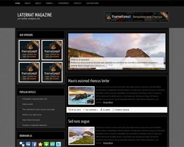 free wordpress theme Laternat Magazine