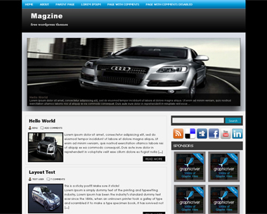 free wordpress theme Magzine