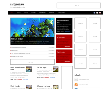 free wordpress theme Natolinis Mag