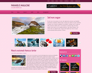 free wordpress theme Parakolis Magazine