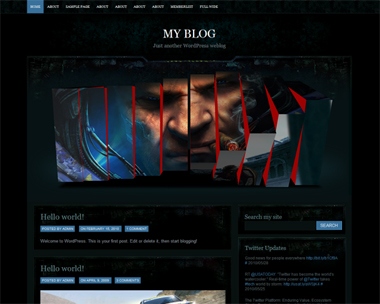 free wordpress theme Peacekeeper
