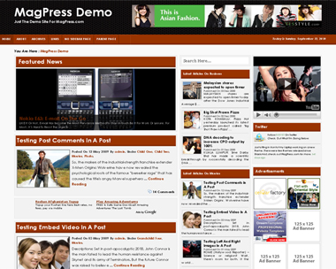 free wordpress theme RedMIX