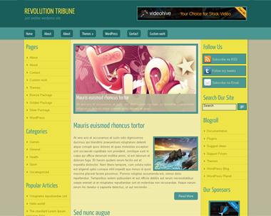 free wordpress theme Revolution Tribune