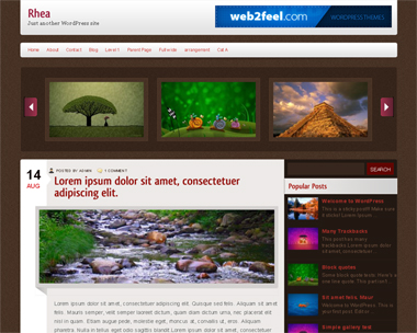 free wordpress theme Rhea Theme
