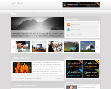 free wordpress theme Silver Mag