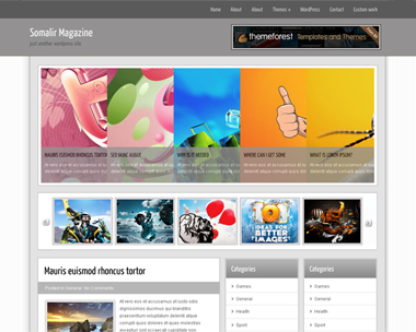 free wordpress theme Somalir Magazine