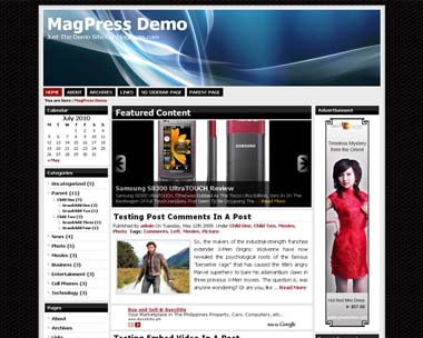 free wordpress theme Websim
