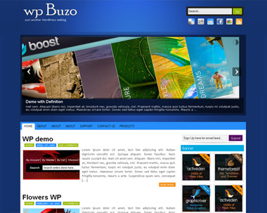 free wordpress theme WP Buzo