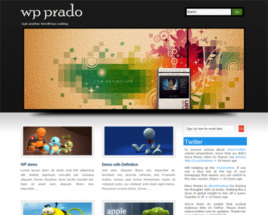 free wordpress theme wp Prado