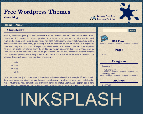 Inksplash – Minimalistic