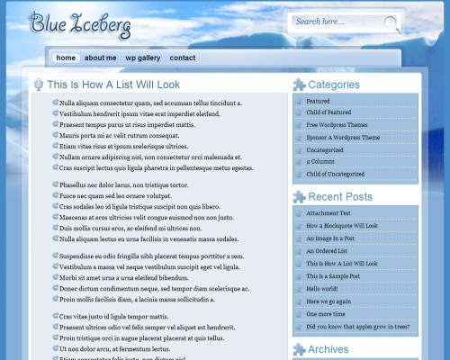 Blue Iceberg