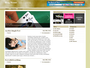 free wordpress theme Elegant Brown
