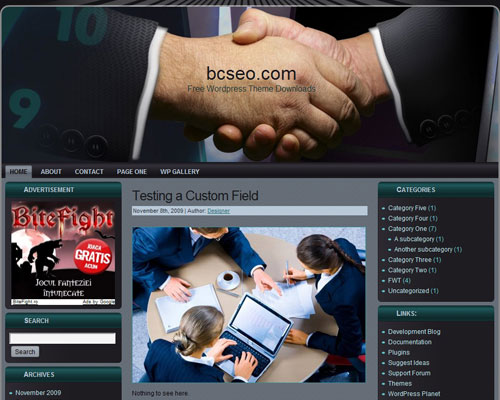 free wordpress theme Business Idea One