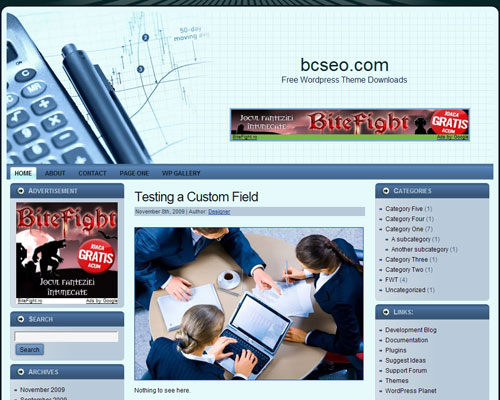 free wordpress theme Business Idea Three