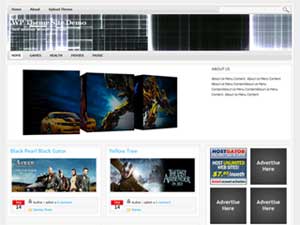 free wordpress theme White F0xmag