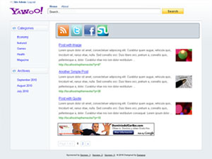 free wordpress theme Yawoo!