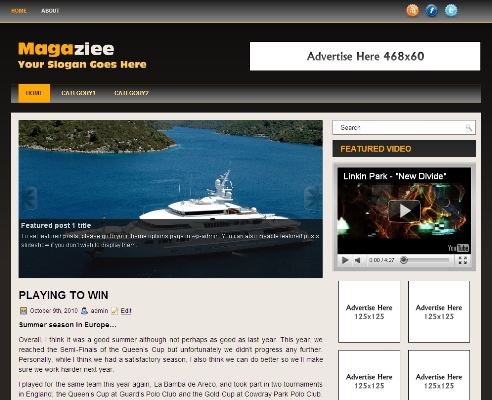 free wordpress theme Magaziee