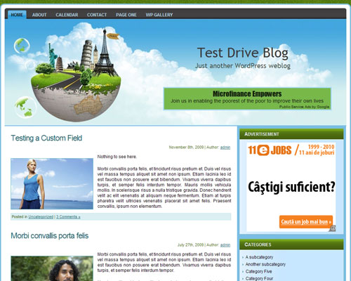 free wordpress theme Angling WordPress Theme 3