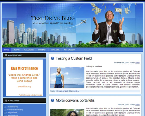 free wordpress theme Angling WordPress Theme 4