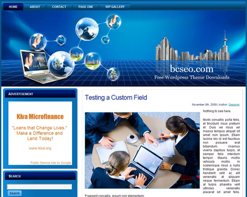 free wordpress theme Business For Sale Free WP Theme 5