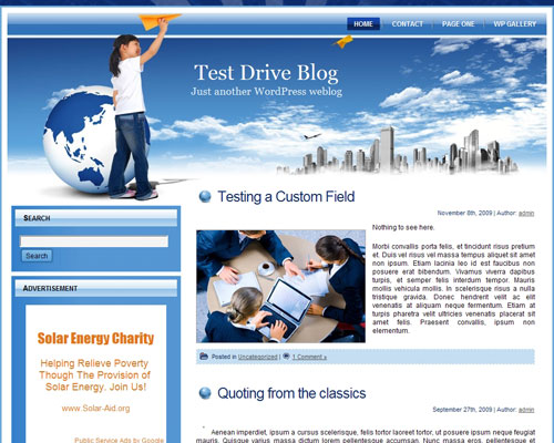 free wordpress theme Dream to Success