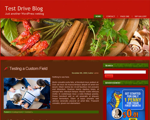 free wordpress theme Healing Nature
