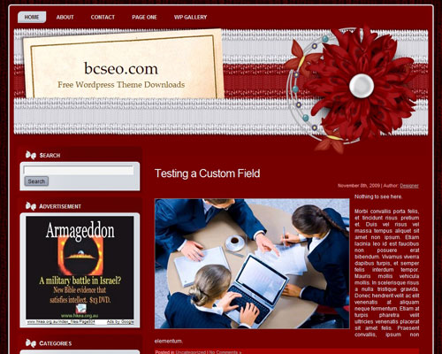 free wordpress theme Arts and Crafts 1