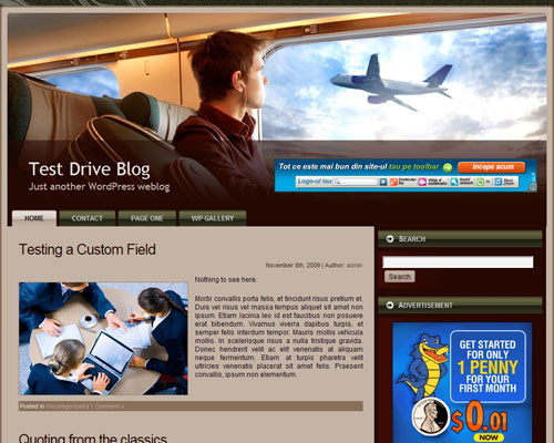 free wordpress theme Safe Flight WP