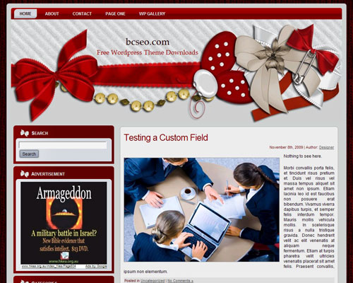 free wordpress theme Arts and Crafts 2