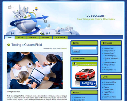 free wordpress theme Business Opportunities 1