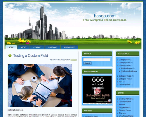 free wordpress theme Business Opportunities 3