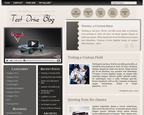 free wordpress theme Ginger Mag