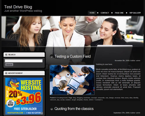free wordpress theme Business Meeting