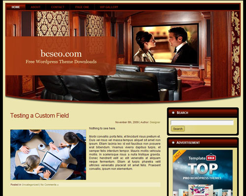 free wordpress theme WP Home Theater 2