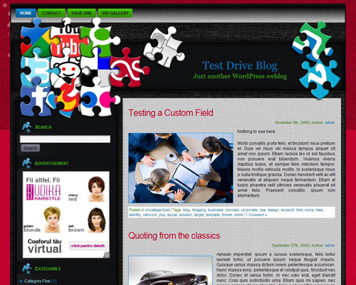 free wordpress theme Social Networking WP