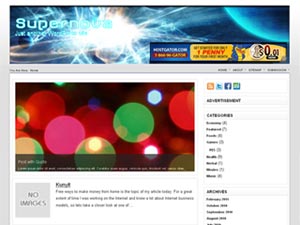 free wordpress theme Supernova